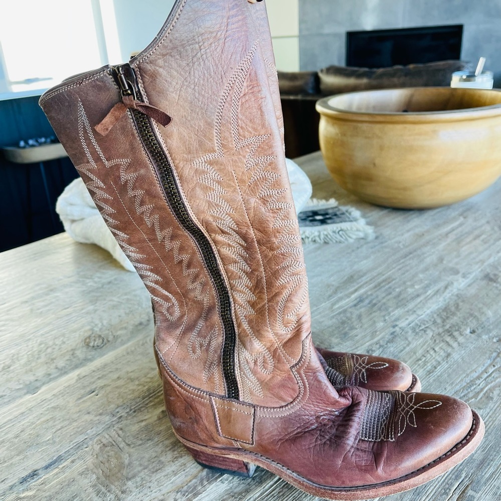 GOLDEN GOOSE WESTERN BOOT